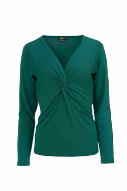 Angela Top | Ecovero Plain Green