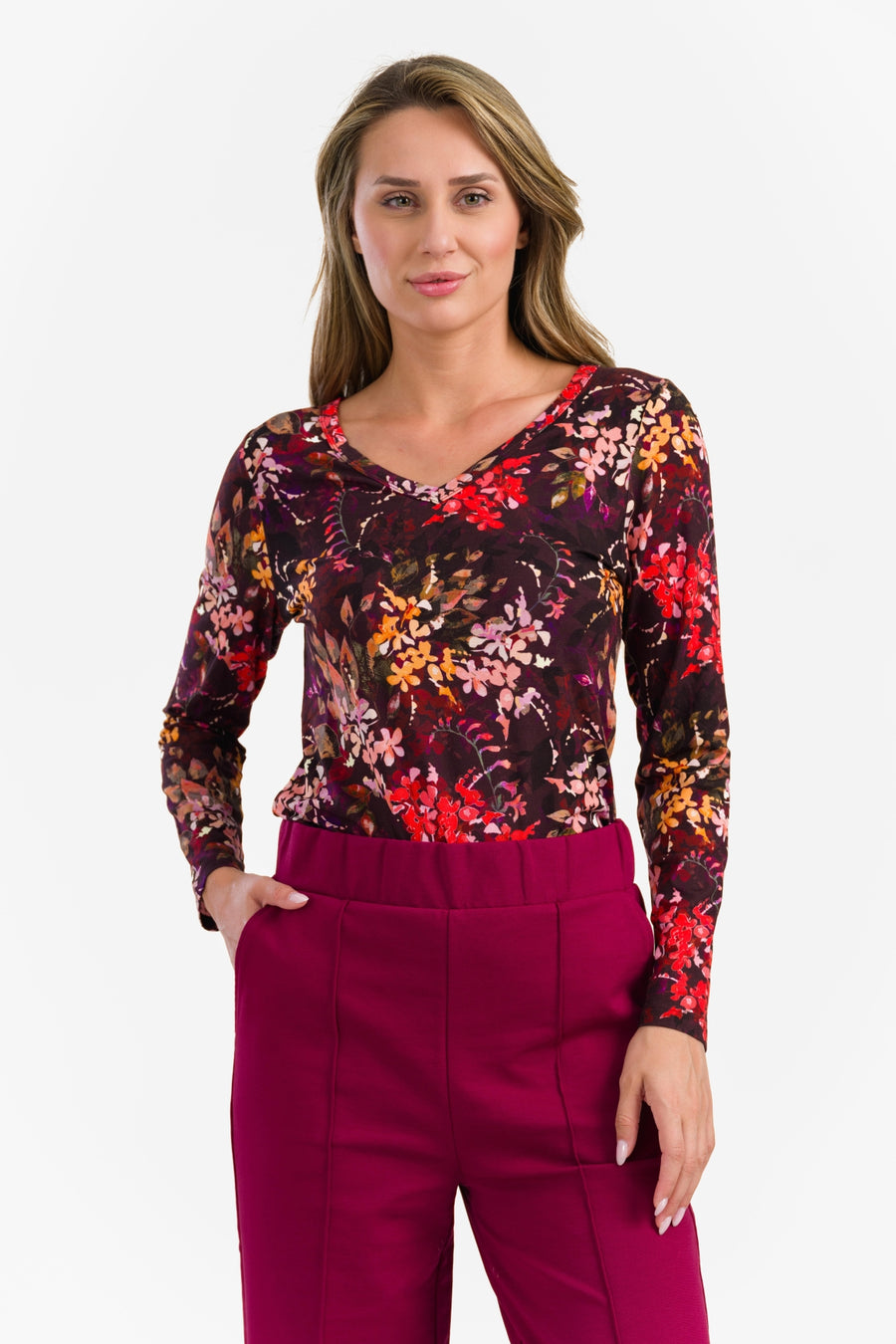 Lynn Top | Autumn Flower