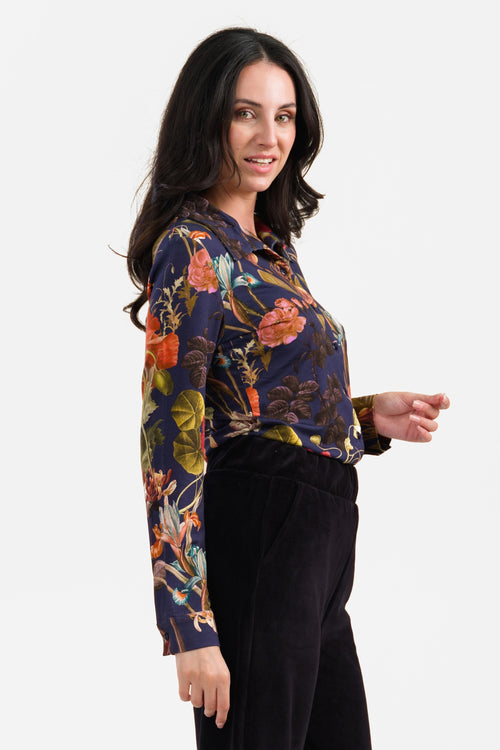 Sara Blouse | Autumn Garden Night