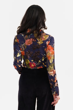 Sara Blouse | Autumn Garden Night