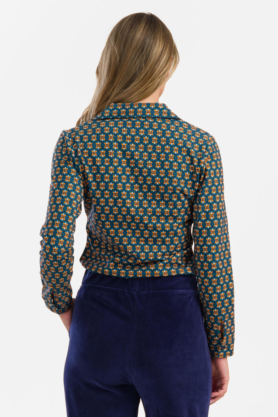 Sara Blouse | Porto Blue