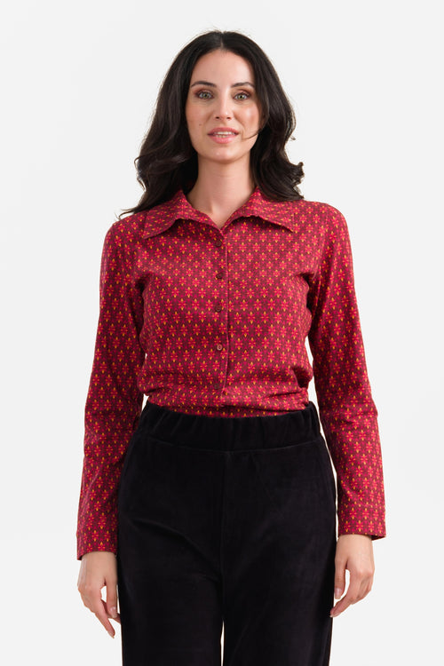 Sara Blouse | Porto Red