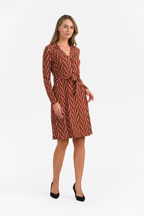 Monique Dress | Glaze Red