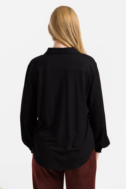 Amy Blouse | Ecovero Plain Black