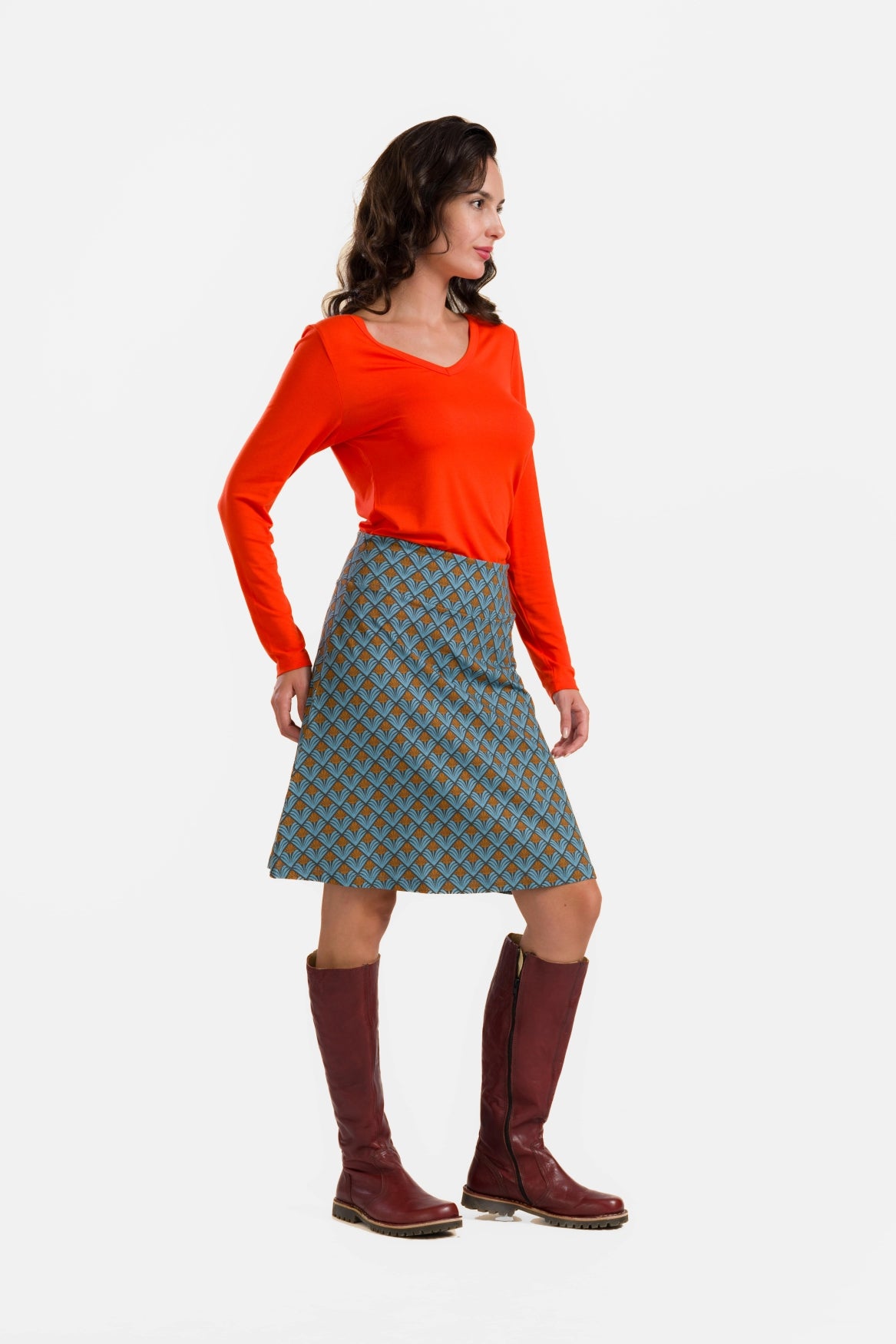 Esmee Skirt | Jungle Green Flower