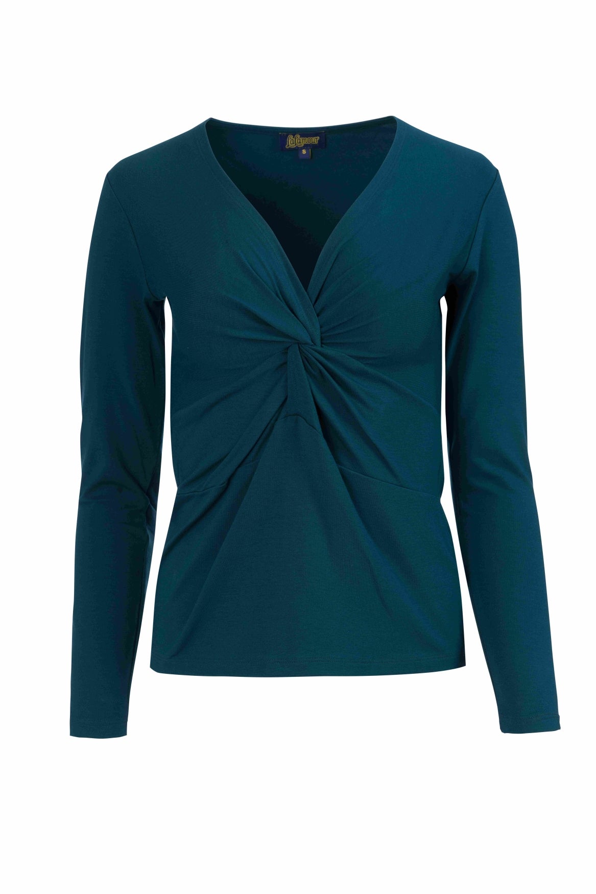 Angela Top | Ecovero Plain Petrol