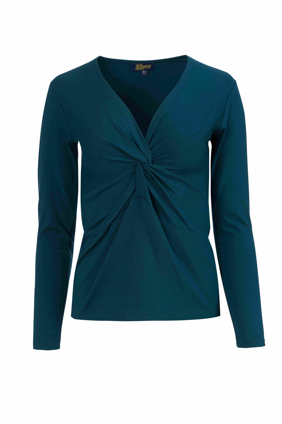 Angela Top | Ecovero Plain Petrol