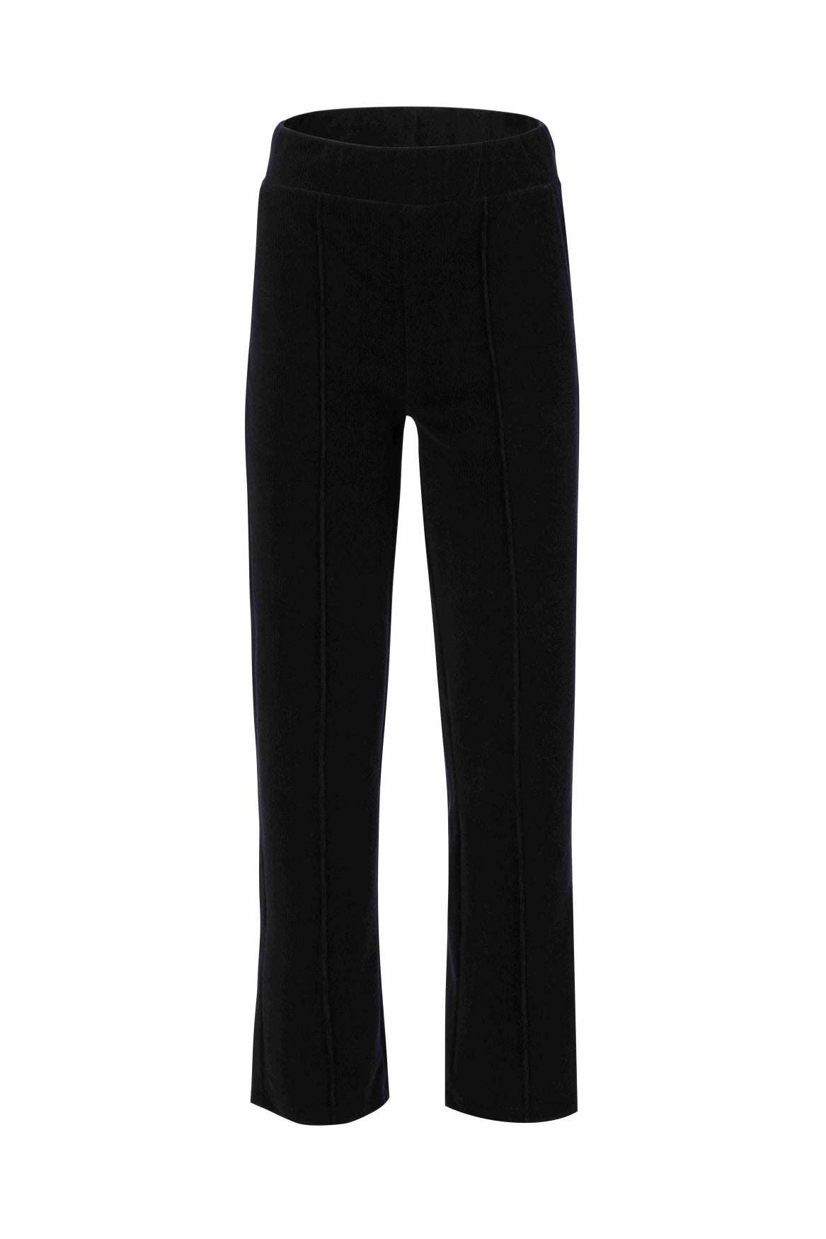 Hailey Trousers | Rib Velour Black