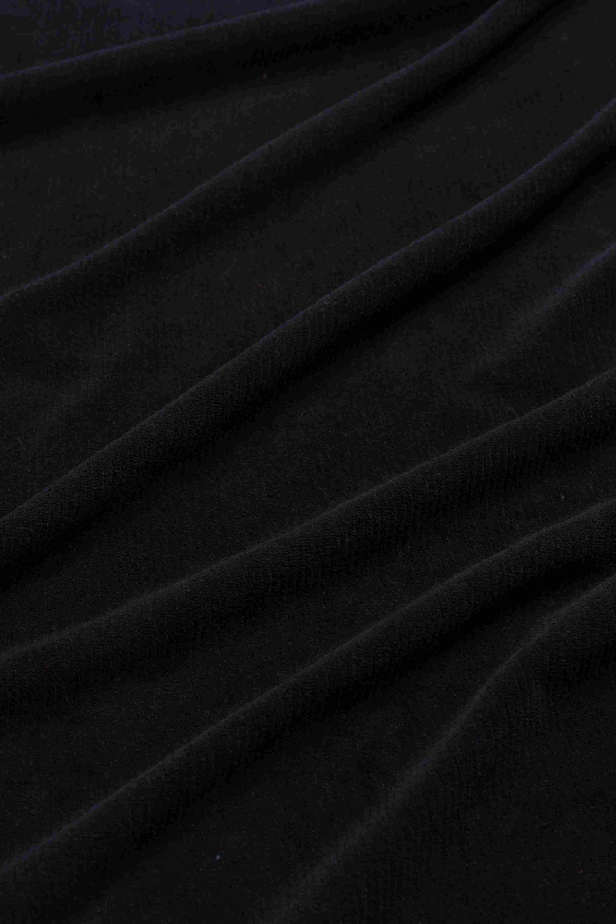 Hailey Trousers | Rib Velour Black