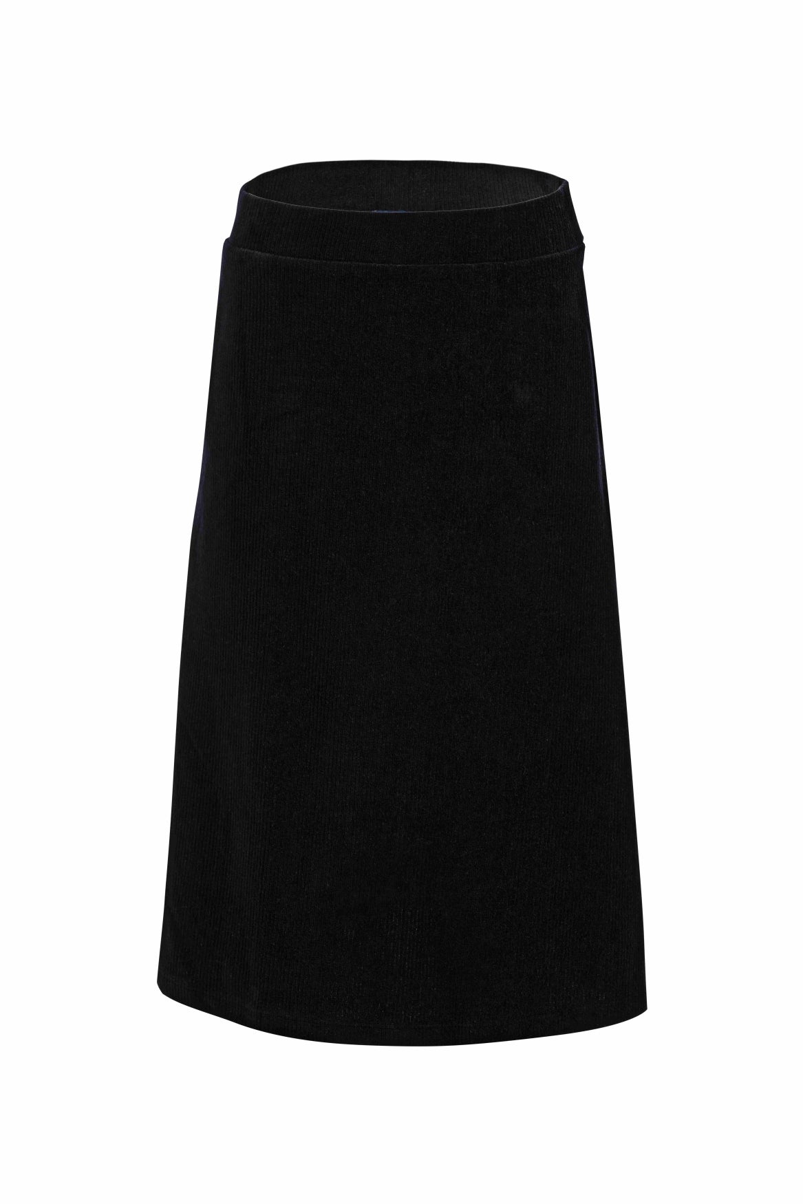 Holly Skirt | Rib Velour Black