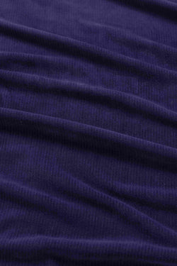 Holly Skirt | Rib Velour Navy