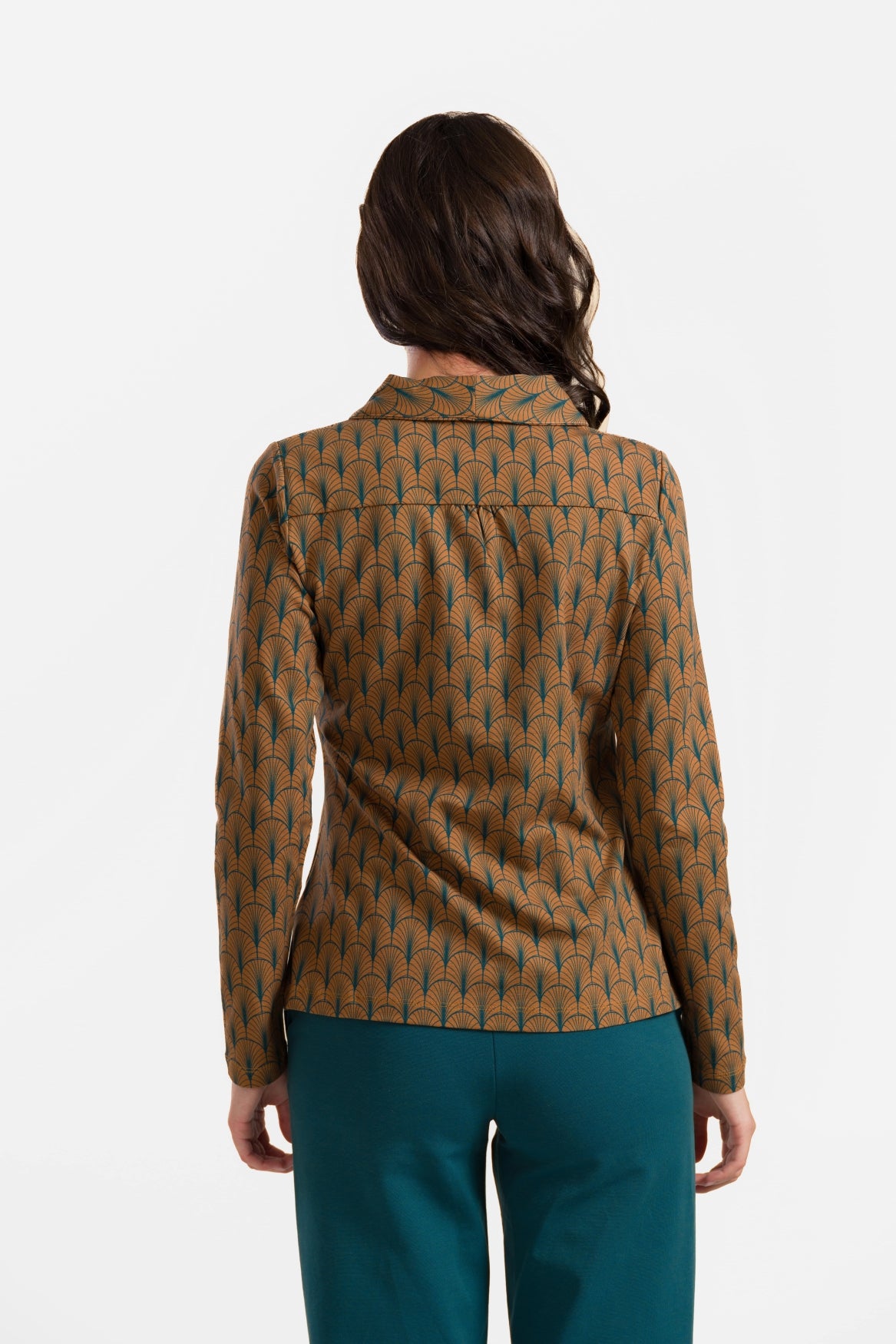 Iris Blouse Long Sleeve | Art Nouveau