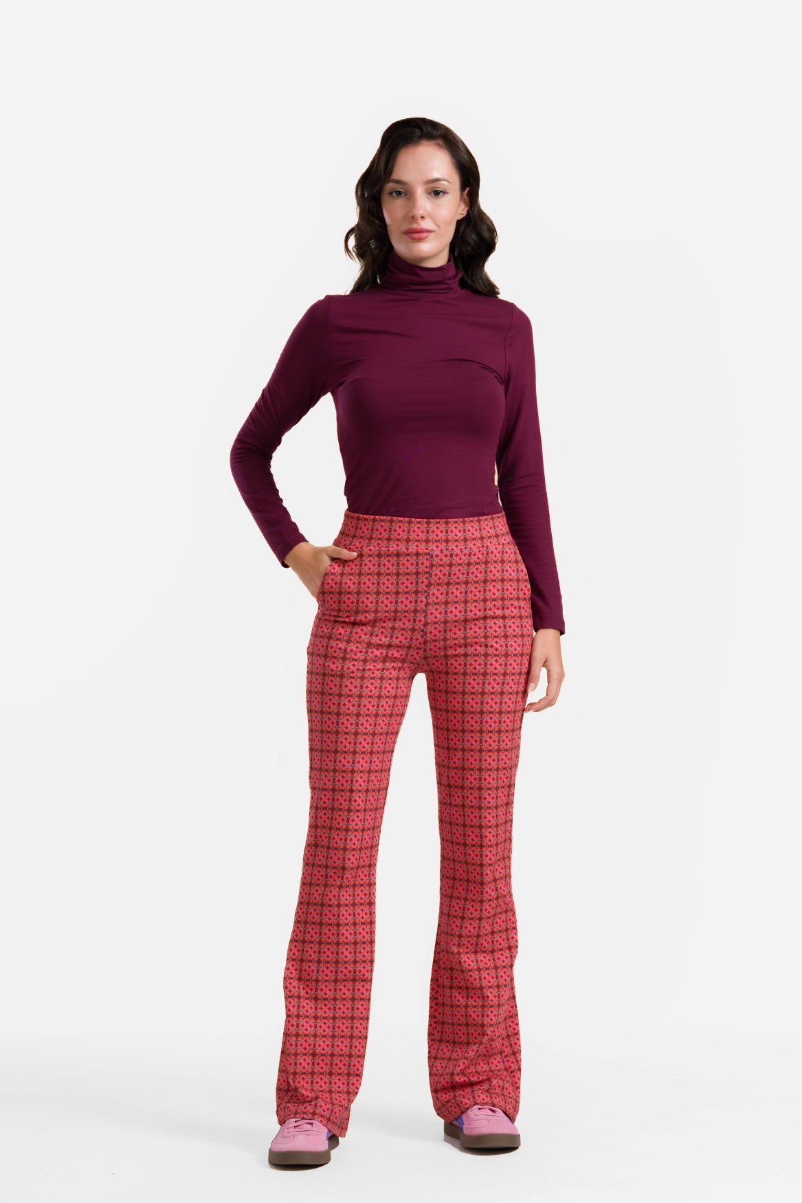 Lieke Flared Pants | Gorgeous Port Tiles