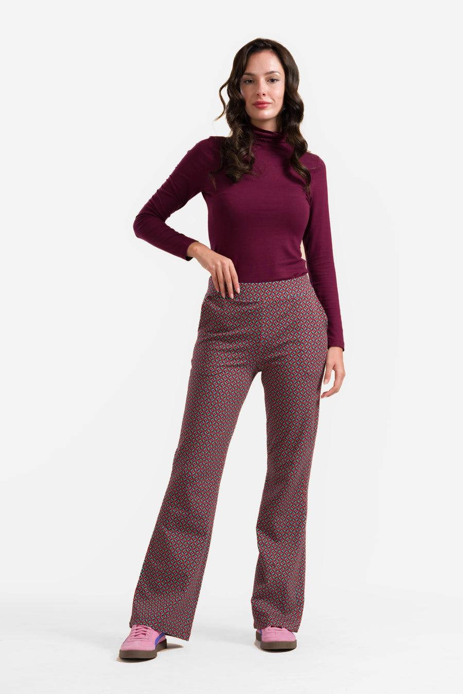 Lieke Flared Pants | Graphic Mill