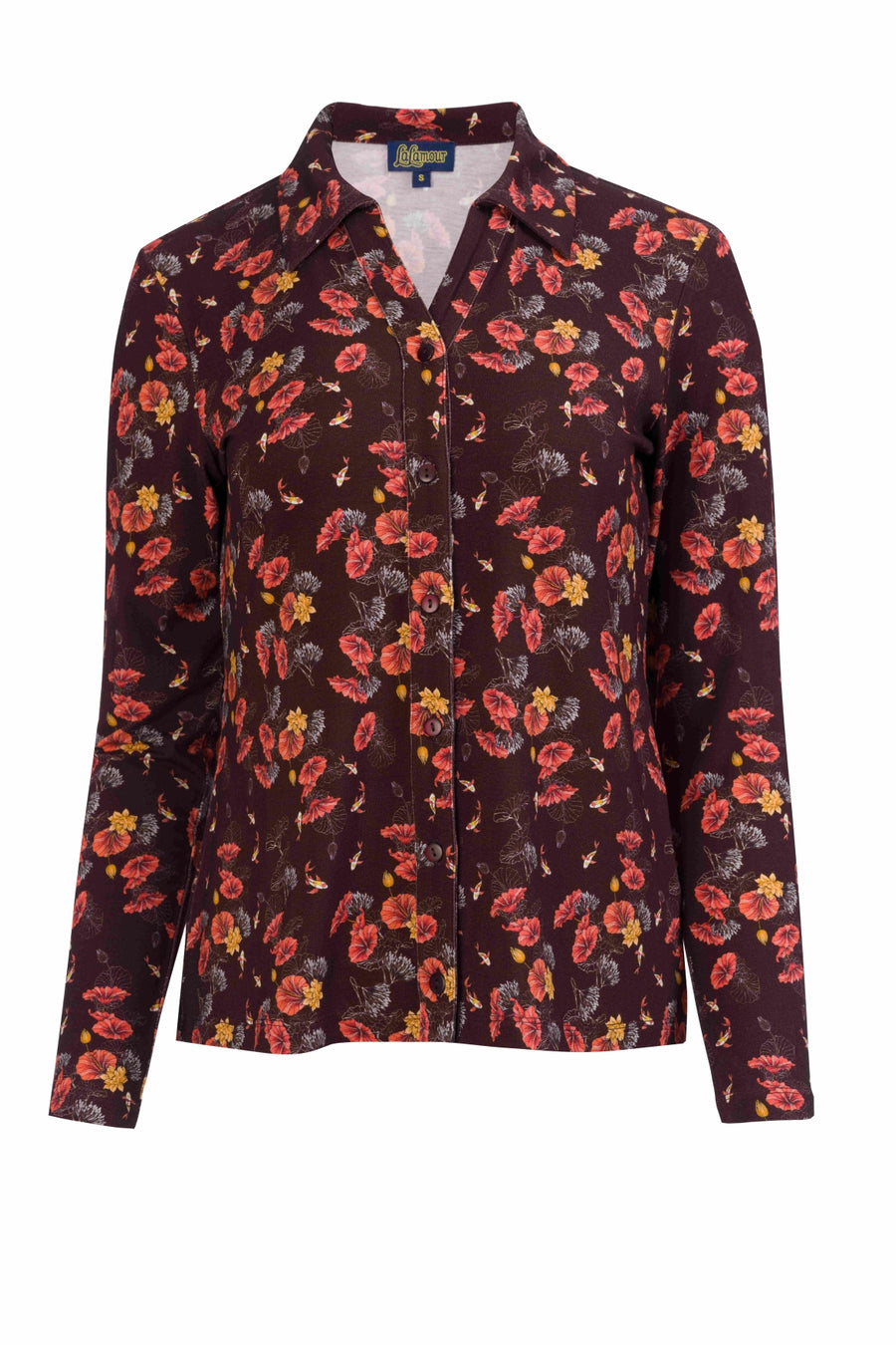 Anna Blouse Long Sleeve | Gold Fish