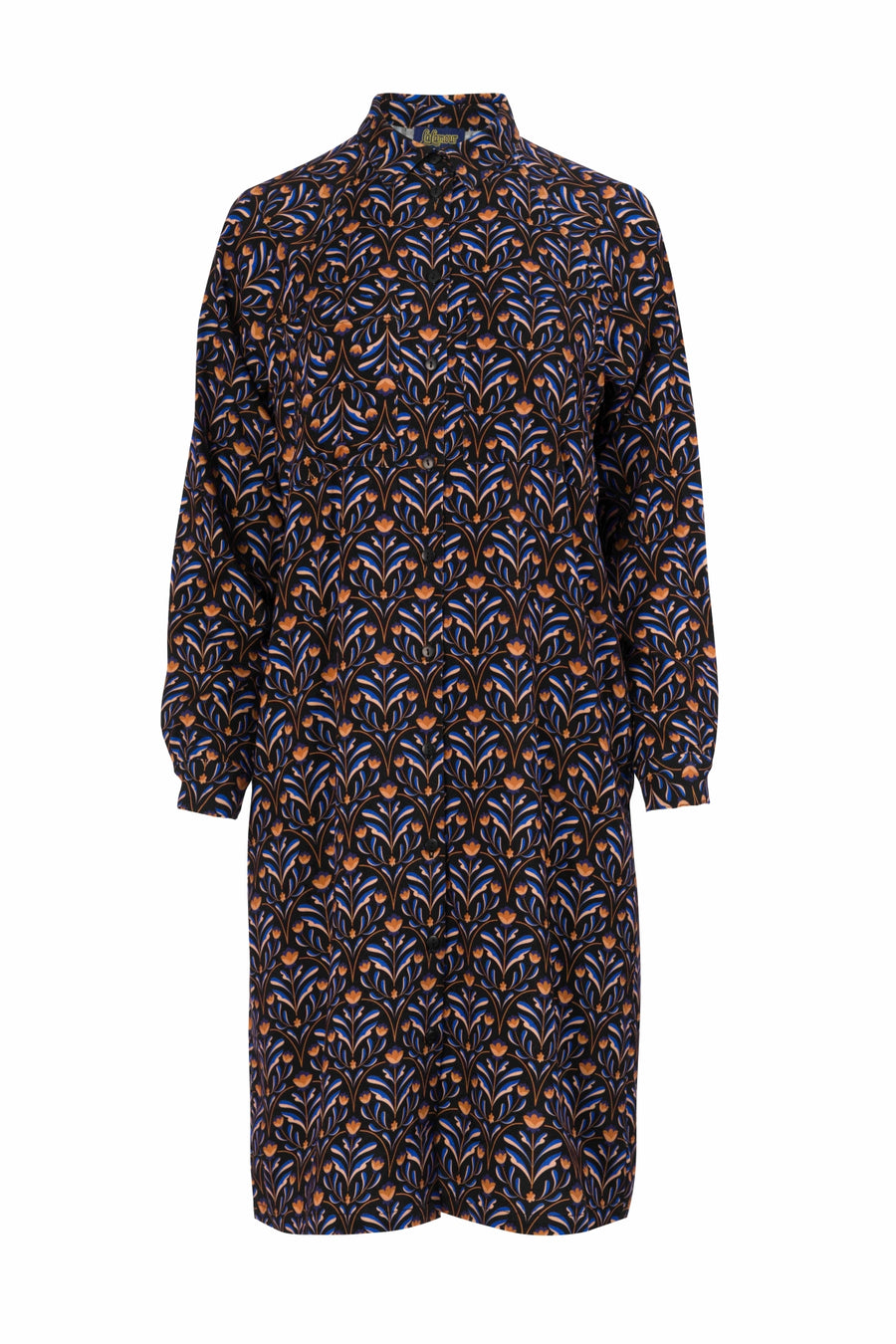 Mia Dress | Barock Flower Black