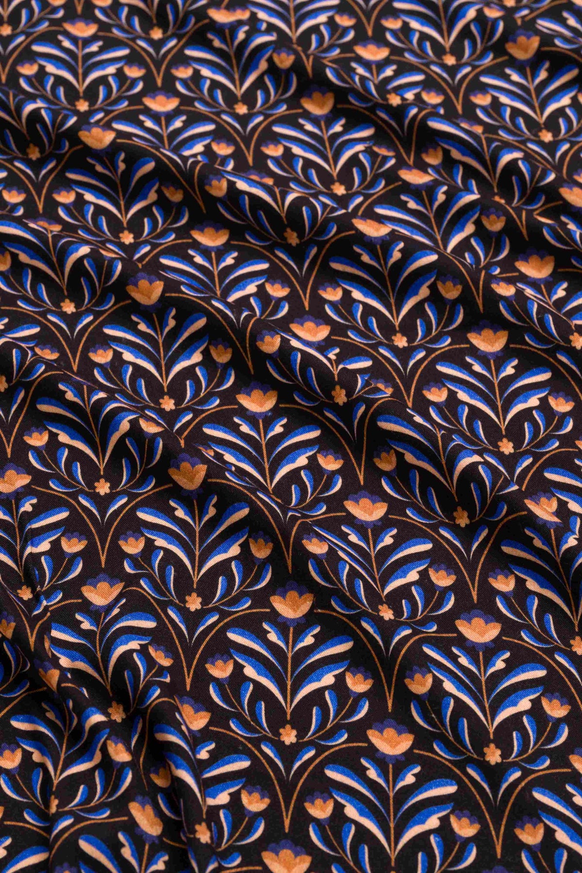 Mia Dress | Barock Flower Black