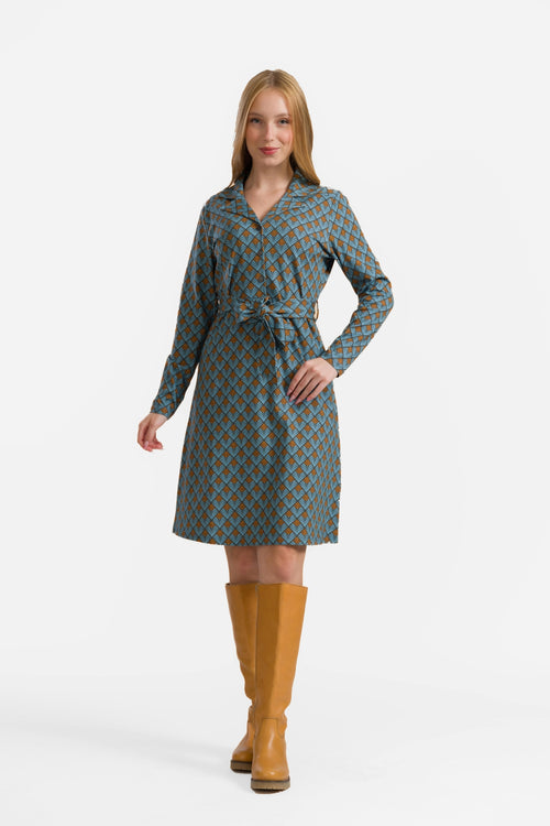 Monique Dress | Jungle Green Flower