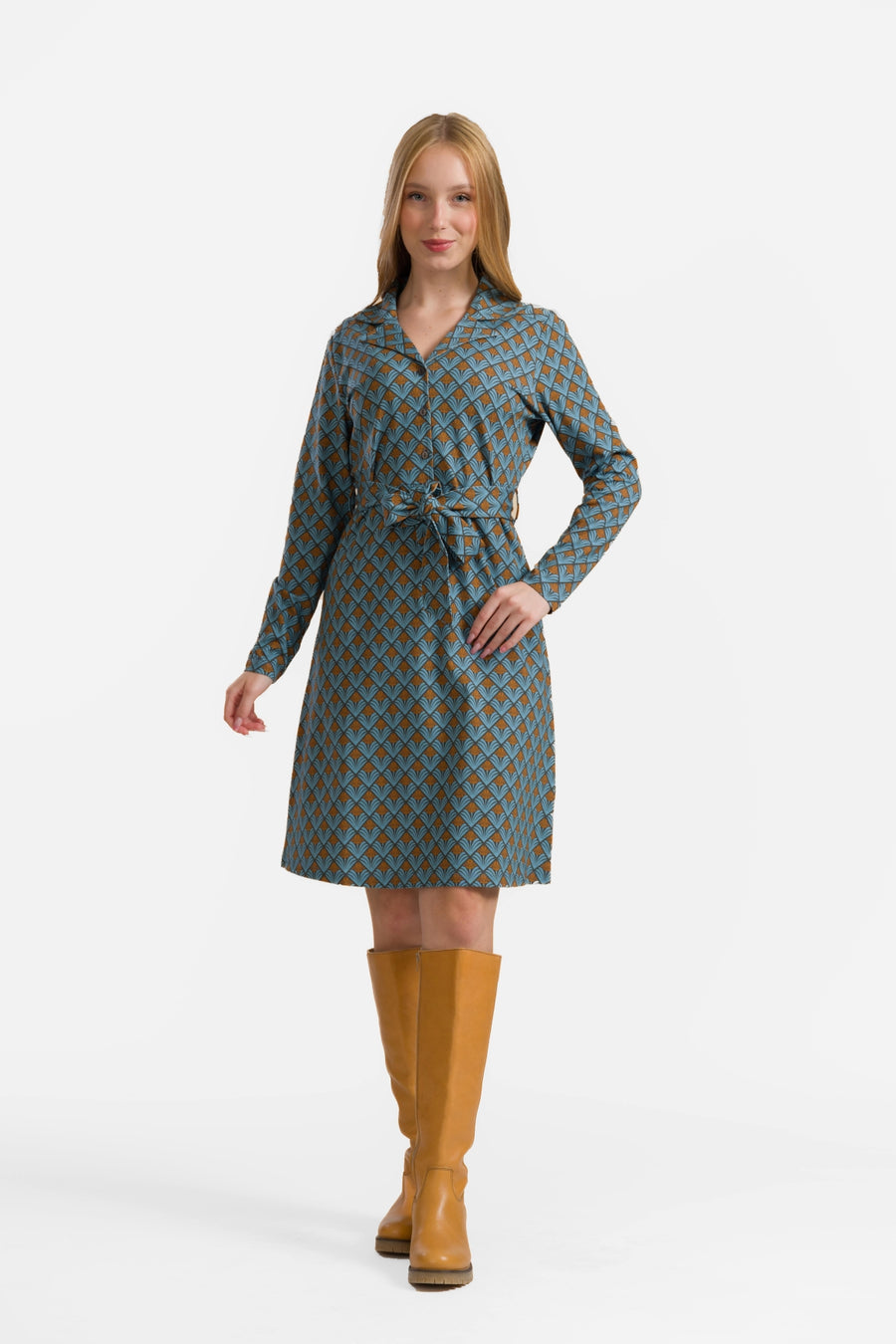 Monique Dress | Jungle Green Flower