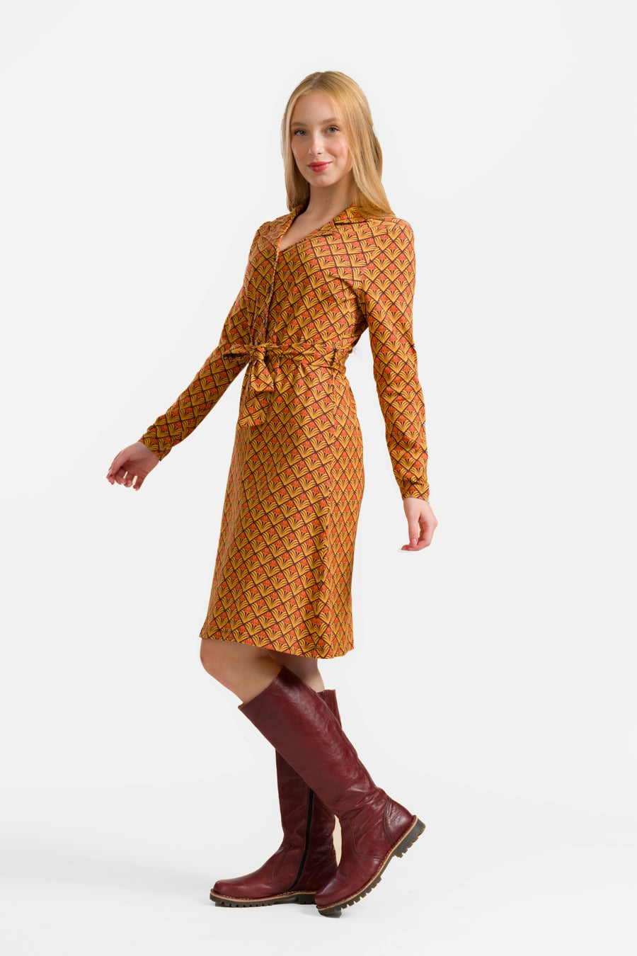 Monique Dress | Retro Flower