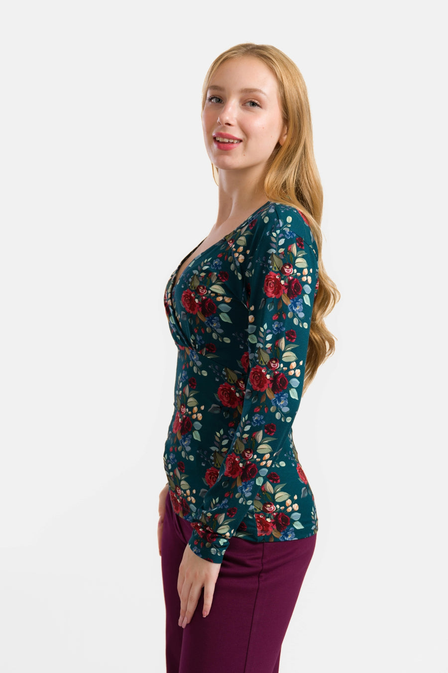 Monroe Top Long Sleeve | Autumn Bouquet