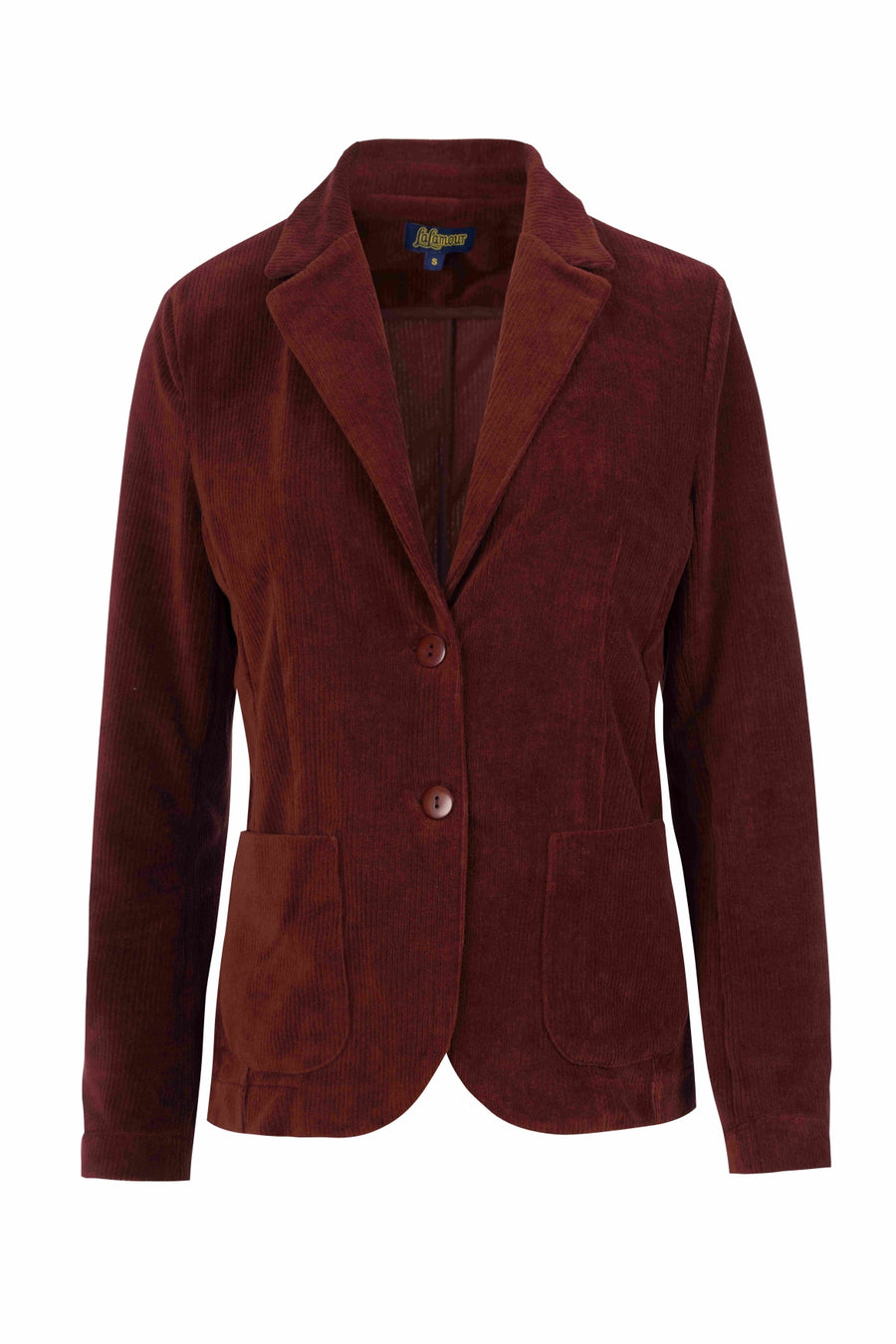 Nova Blazer | Rib Velour Chocolate