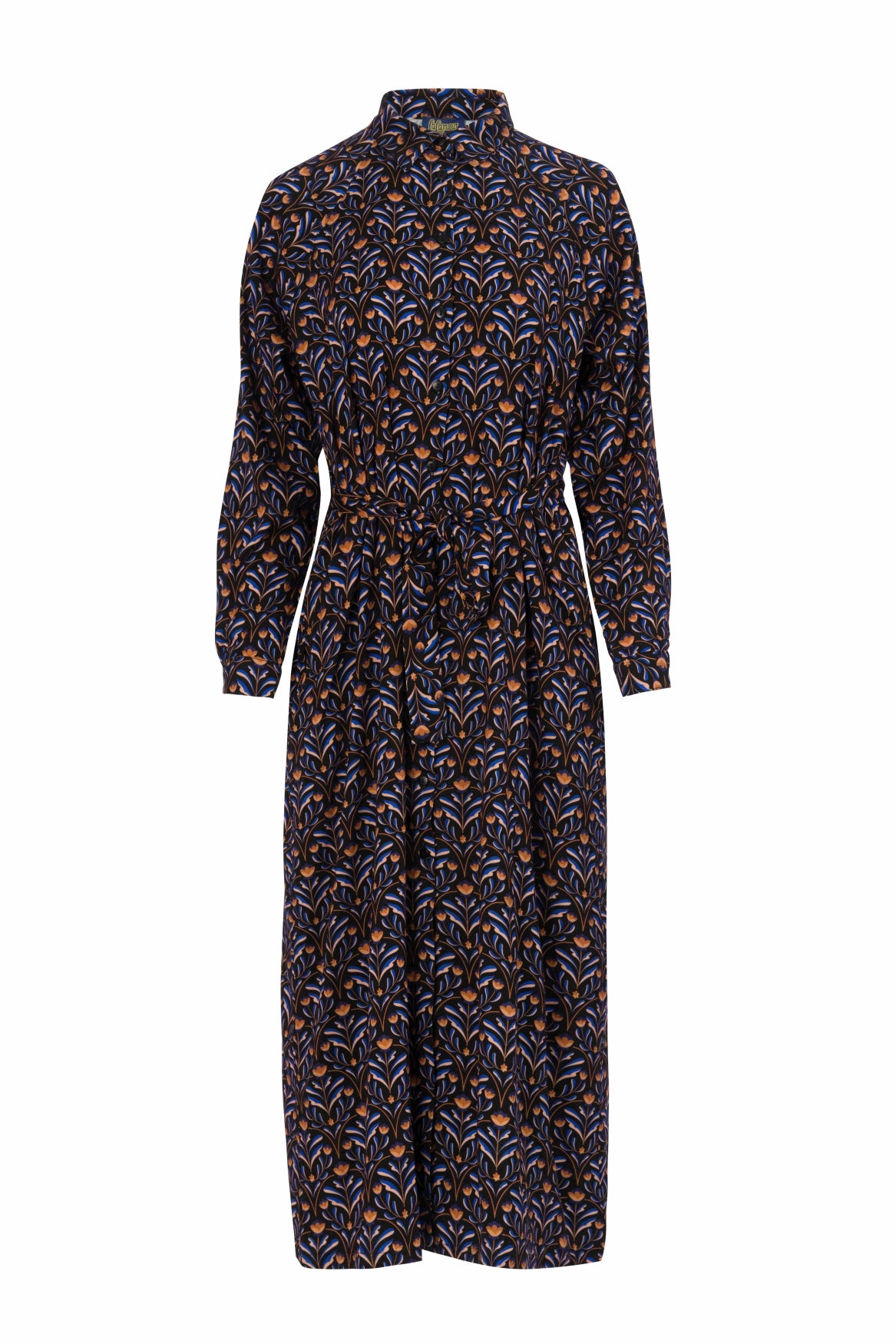 Olivia Dress | Barock Flower Black