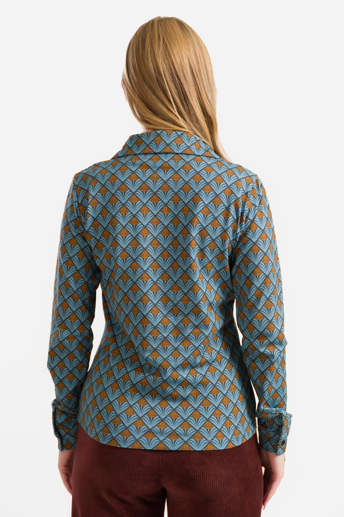 Sara Blouse | Jungle Green Flower