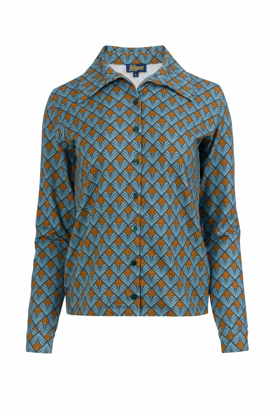 Sara Blouse | Jungle Green Flower