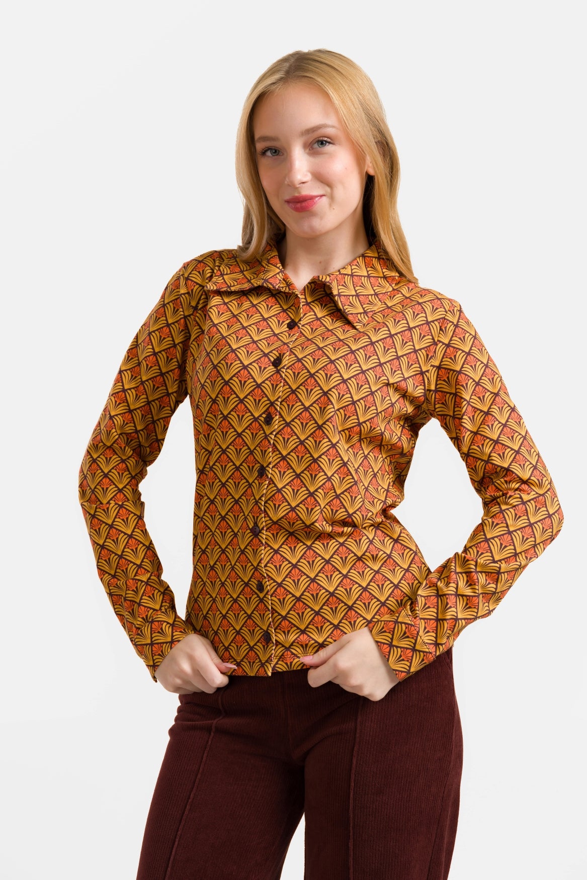 Sara Blouse | Retro Flower