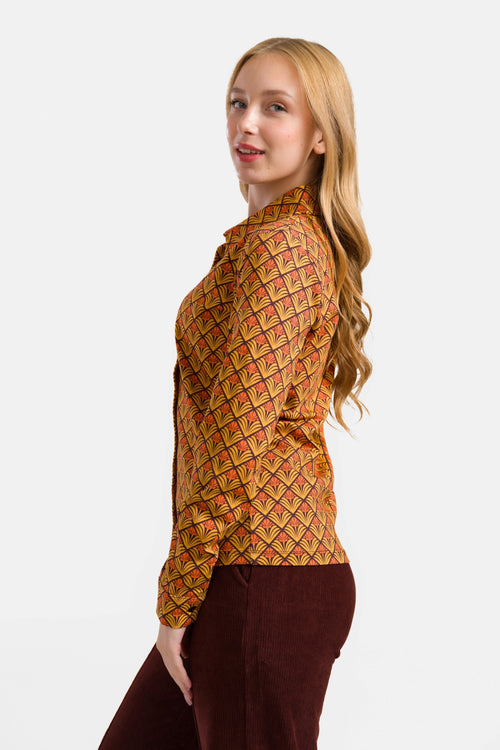 Sara Blouse | Retro Flower