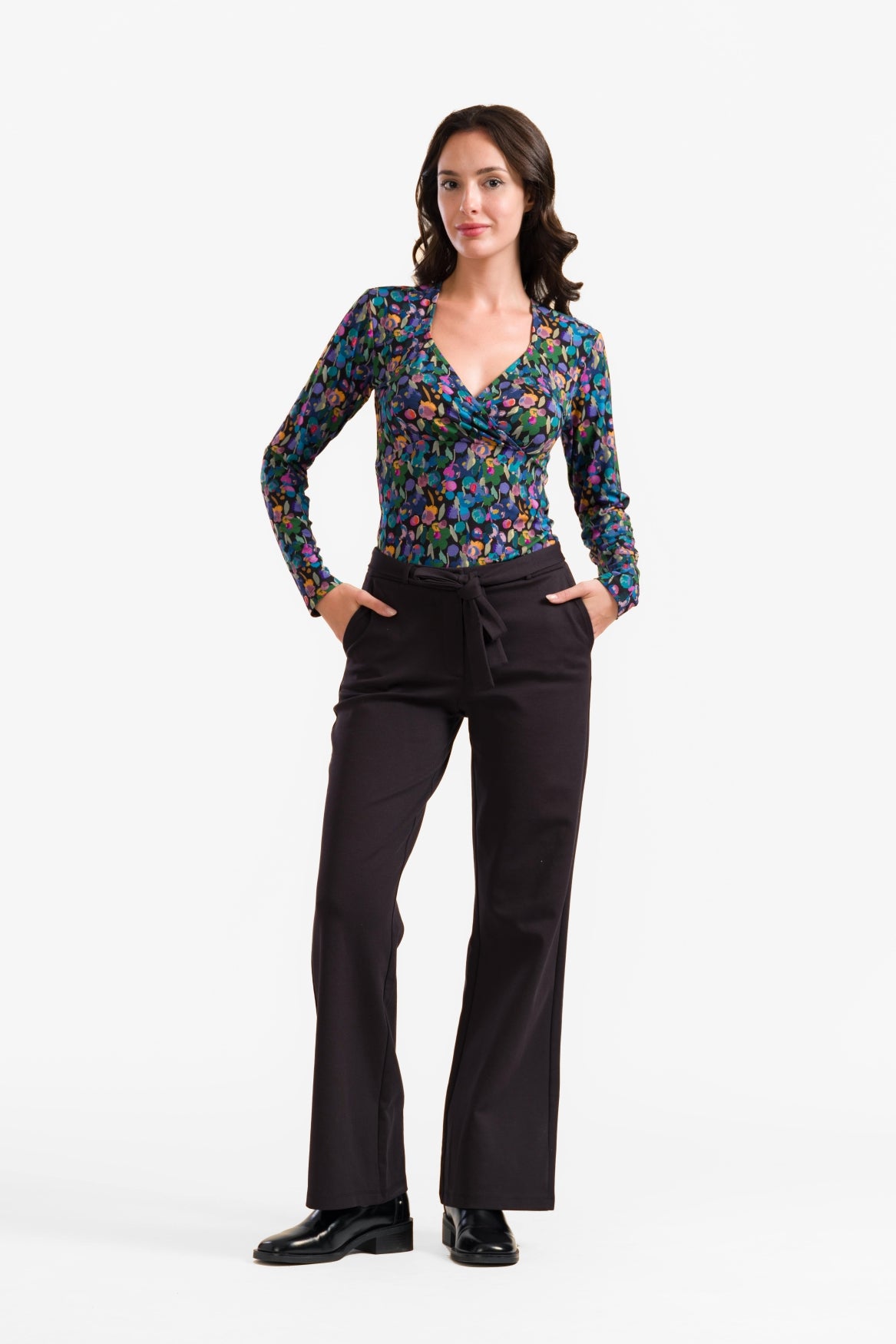 Sue Trousers | Punta Di Roma Black