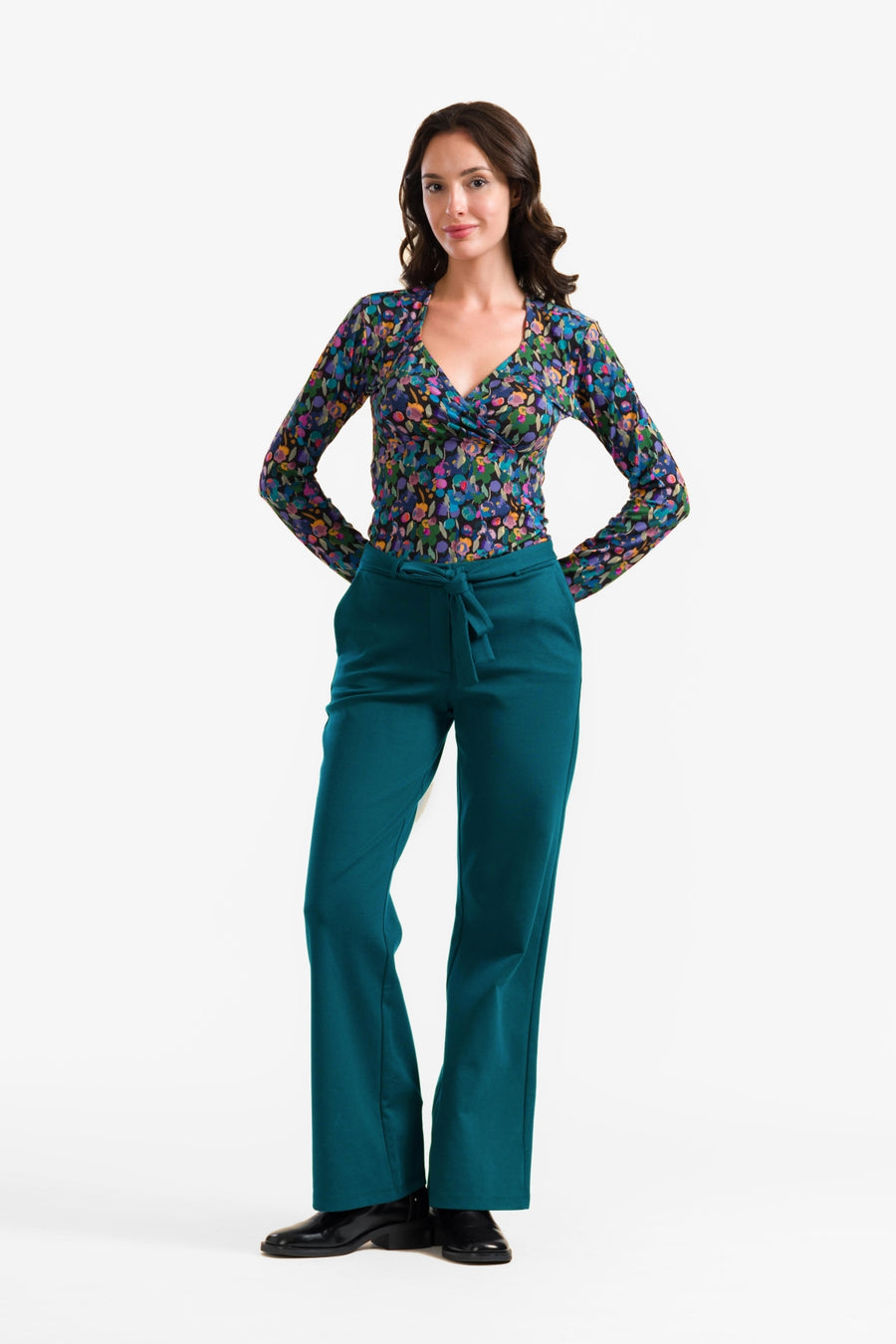 Sue Trousers | Punta Di Roma Petrol