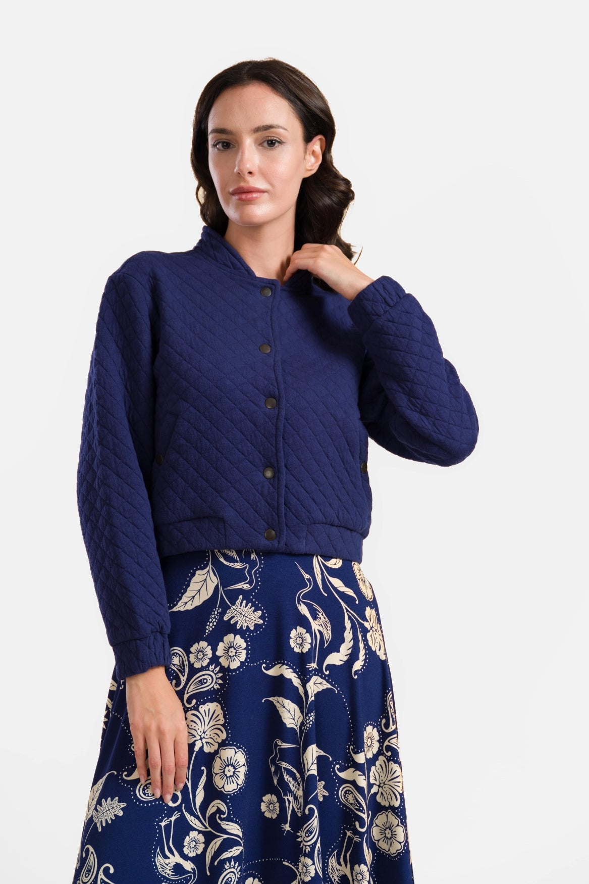 Billie Jacket | Kapitone Blue