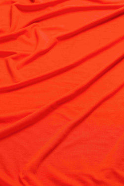 Suzy Top met lange mouwen | Ecovero effen rood