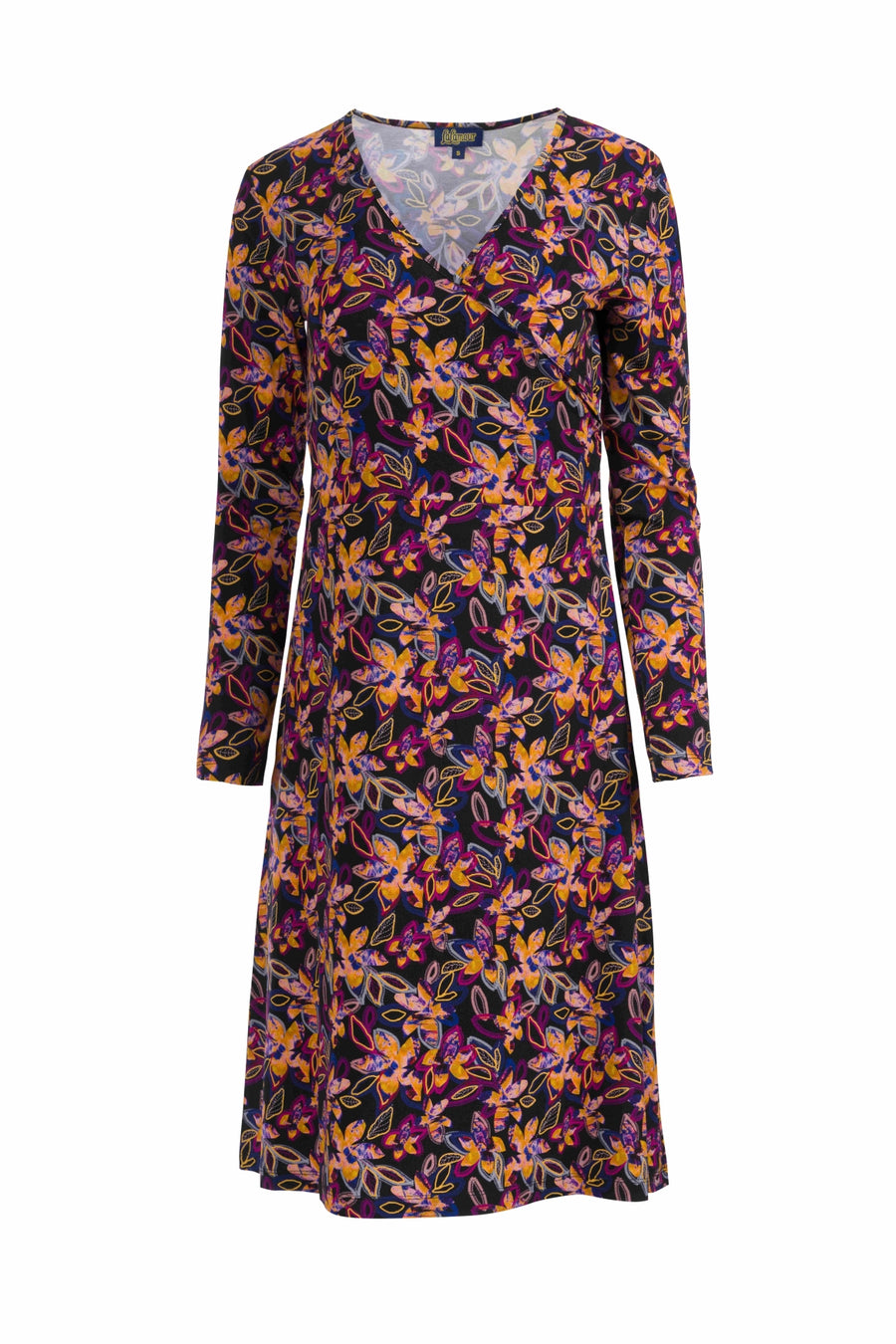 Chrissy Cross Dress | Bright Autumn Flowers